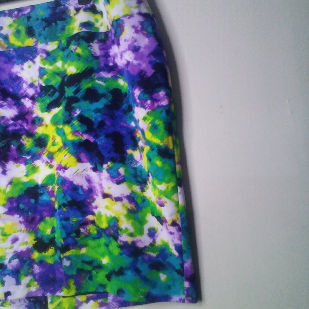 Lane Bryant Skirt 24 Women Straight Pencil Knee Length Pattern Colorful - Picture 10 of 15
